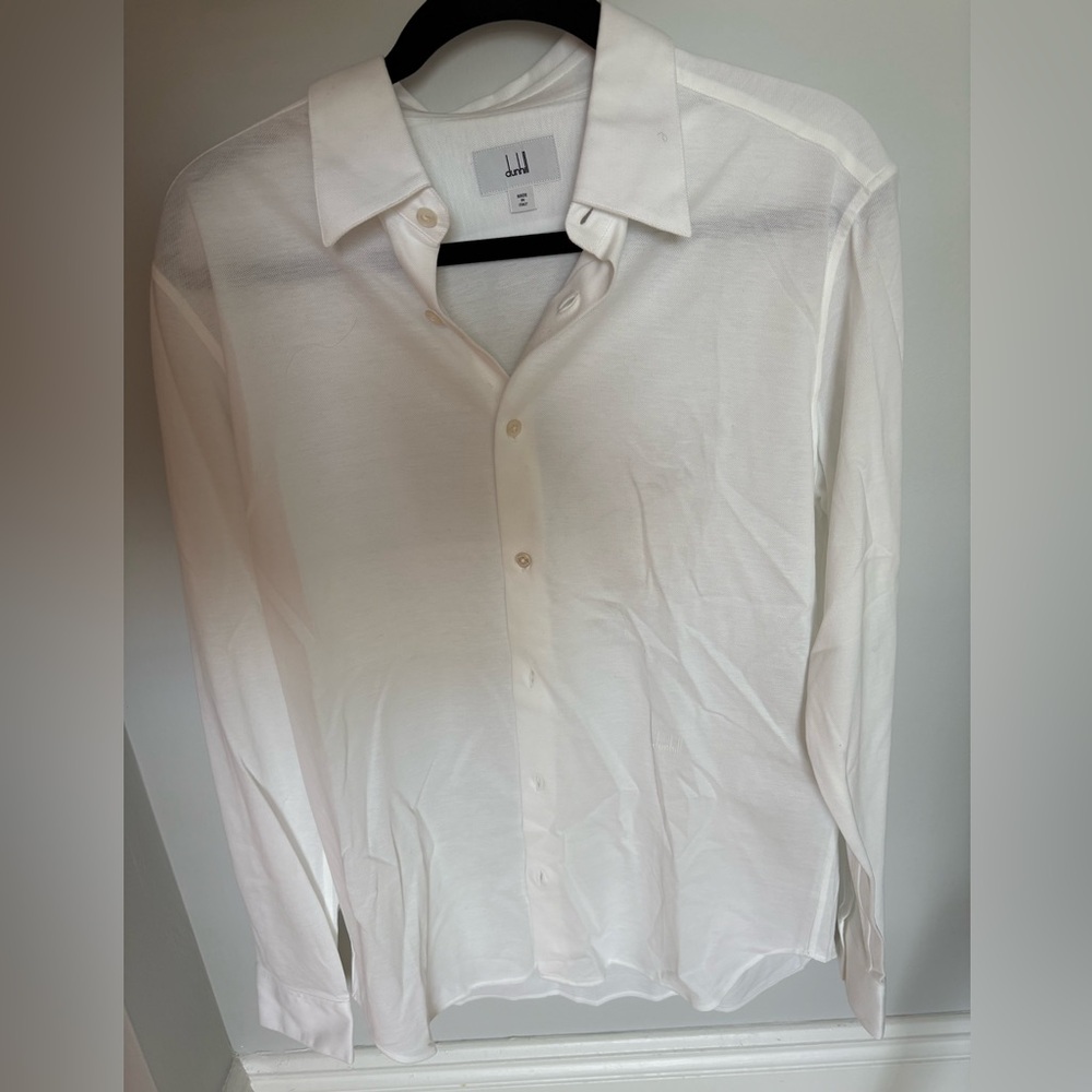 Dunhill White Button‎ Down Shirt
